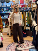 Linen Pants Chocolate