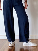 Linen Pants Navy